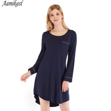 Aamikast Women V-Neck Maternity Nursing Sleepwear Nightdress Lace Patchwork Short Nightgown Sleep Dress Plus Size Female Nighti