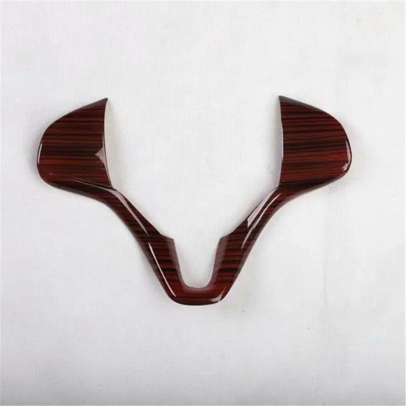 Cubierta de coche de fibra de carbono para decoración de volante de piezas de automóvil para HONDA FIT 2014-2016 estilo de coche