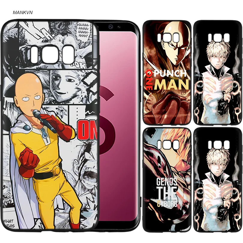 

ONE PUNCH MAN Anime Scrub Silicone Soft Cases Cover Shell Fundas for Samsung Galaxy S9 S8 Plus S7 S6 Edge S8+ S9+ S8Plus S9Plus