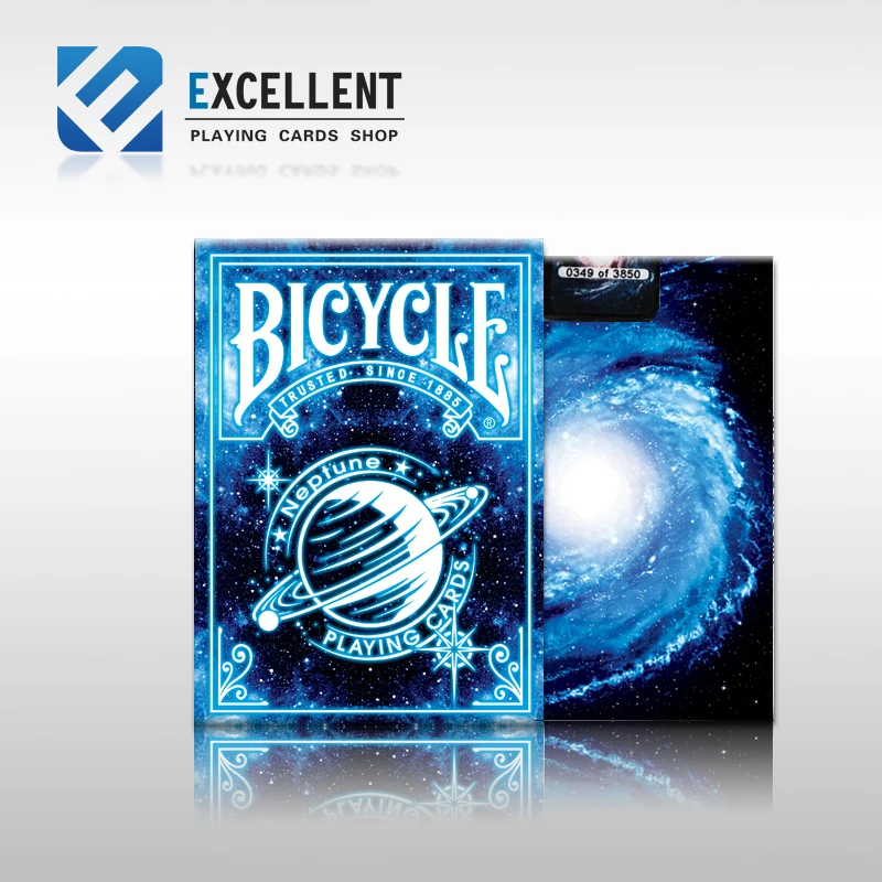 Goedkoop 1 Stks Fiets Planeet Poke rNeptune moon Mars 3 grootte kan kiezen speelkaart nieuwe verzegelde magic dek rekwisieten magia ttricks mooie dek