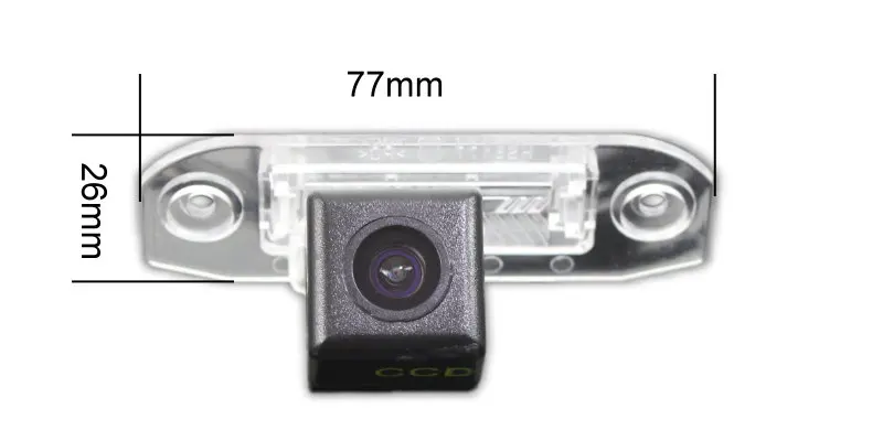 for Volvo S40L S60L S80L CCD Car Backup Parking Camera Intelligent Tracks Dynamic Guidance Rear View Camera (3)