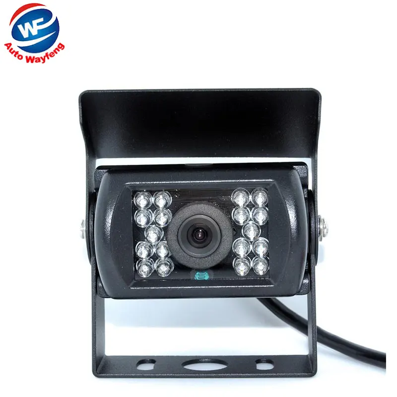 

HD CCD Car Rear View Camera Reverse backup Camera rearview parking 120 Degree 18 IR Nightvision Waterproof Bus Truck Camera WF