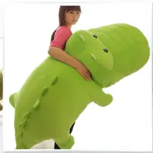 super huge lovely crocodile toy plush cartoon crocodile doll big fat green crocodile toy gift about 170cm