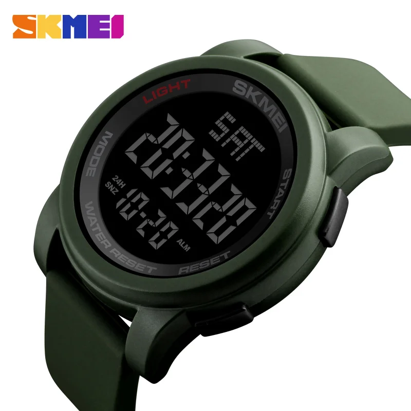 Эксклюзивный бренд SKMEI мужские светодиодный цифровые часы мужские спортивные часы мужские военные наручные часы Relogio Masculino 1257