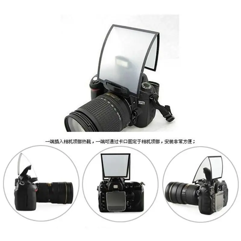 

Universal Soft Screen Pop-Up Flash Diffuser For Nikon Canon Pentax Olympus