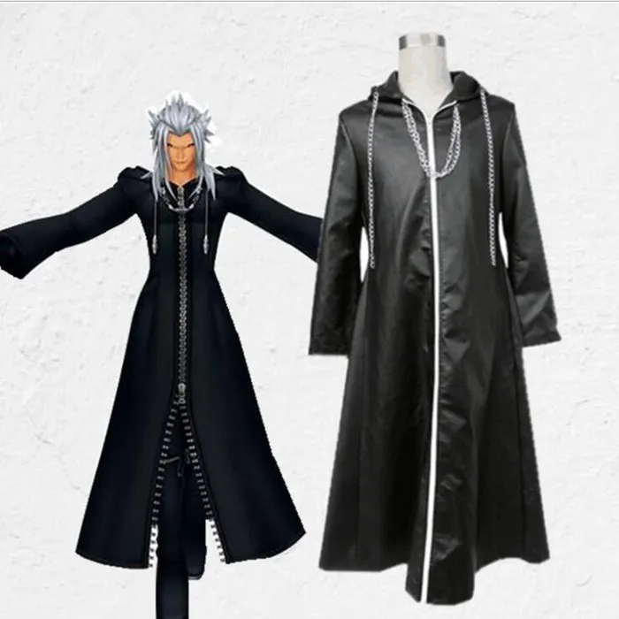 

Kingdom Hearts II Organization XIII Cloak Cosplay Costume Anime Party Halloween Cosplay Costume High Quality Windbreaker