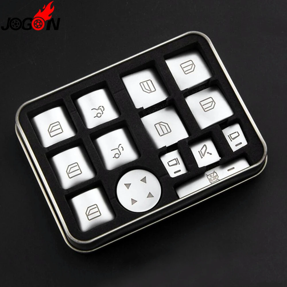 

Door Window Glass Lift Panel Control Button Switch Cover Trim Sticker For Infiniti Q30 Q30S QX30 2016 2017 2018