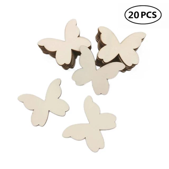 Butterflies For Crafts Wooden Butterfly Pattern Scrap Booking Paint Art  Collection Craft For Handmade Accessory Sewing Arts - AliExpress