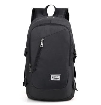 

2019 new Fashion man laptop backpack usb charging computer backpacks casual style bags large male business travel bag backpack
