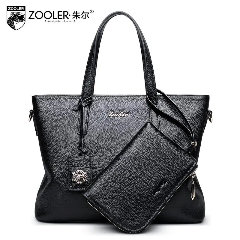 free delivery Genuine Leather Women bag 2017 new temperament handbag Shoulder Messenger Bag Fashion Tote Bag