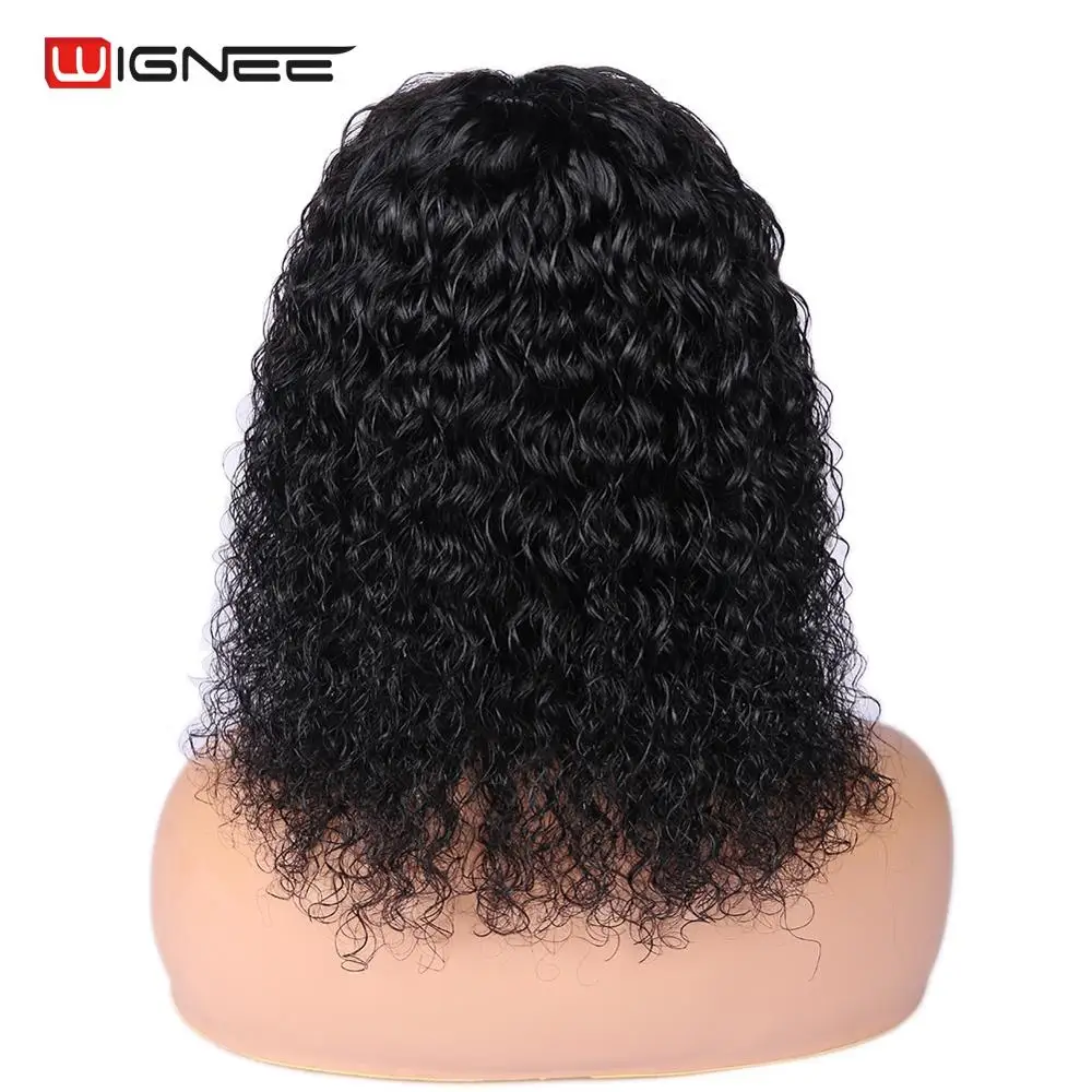 Nebuzz Wignee Afro Kudryavye Vyushiesya Chelovecheskie Volosy Pariki Dlya Chernyh Belyh Zhenshin Kruzheva Chast Peruanskie Volosy Korotkie Kudryavye Remy Chelove
