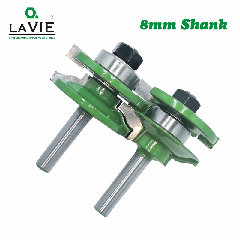 LAVIE 8mm Shank 3pcs Big Cabinet Rail & Stile