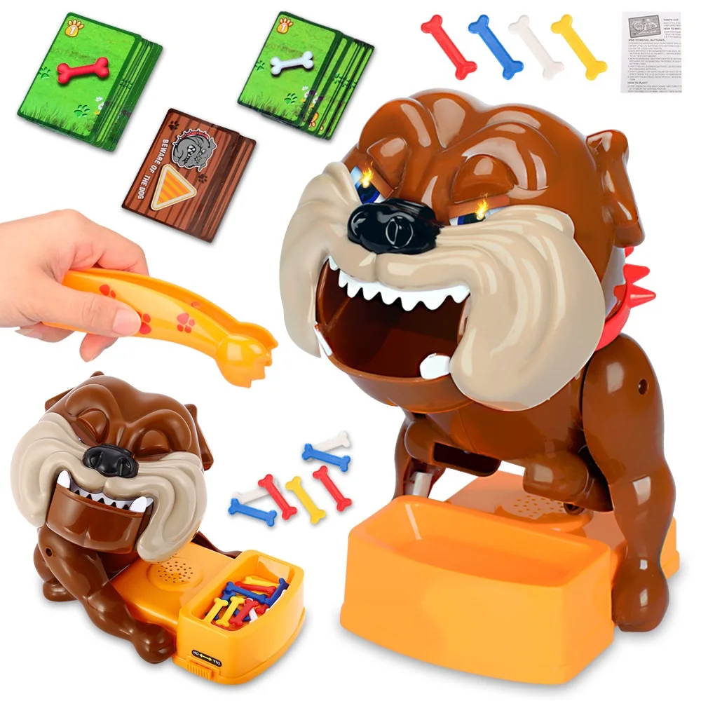 

Pediatric fun toys big adventure punishment for spooky dogs eating bones, desktop parent-child interactive games No box