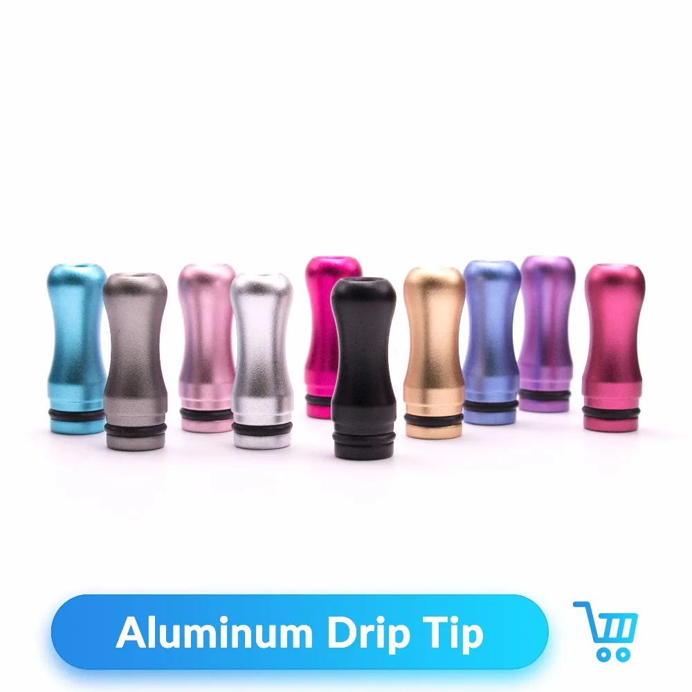 

Quartz Banger 100pcs 510 Drip Tip Long Metal for V8 Baby RDTA RBA Tank Vape Atomizer 510 Mouthpieces E Cigarettes Accessories