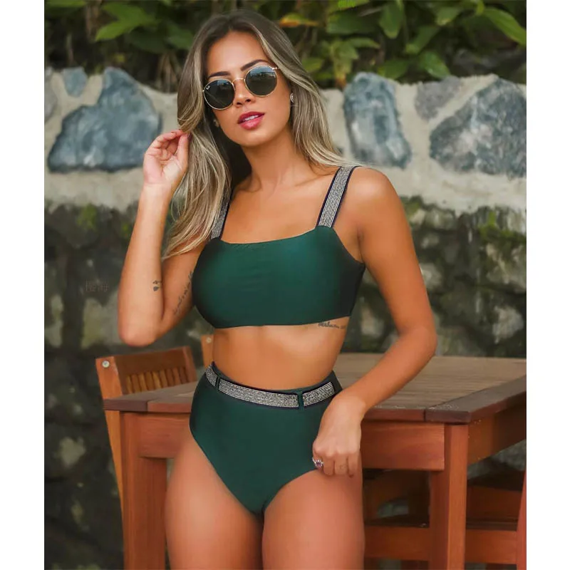 Sexy biquíni 2023 maiô feminino push up bikini conjunto tanga underwire  maiô topo com shorts para mulher - AliExpress