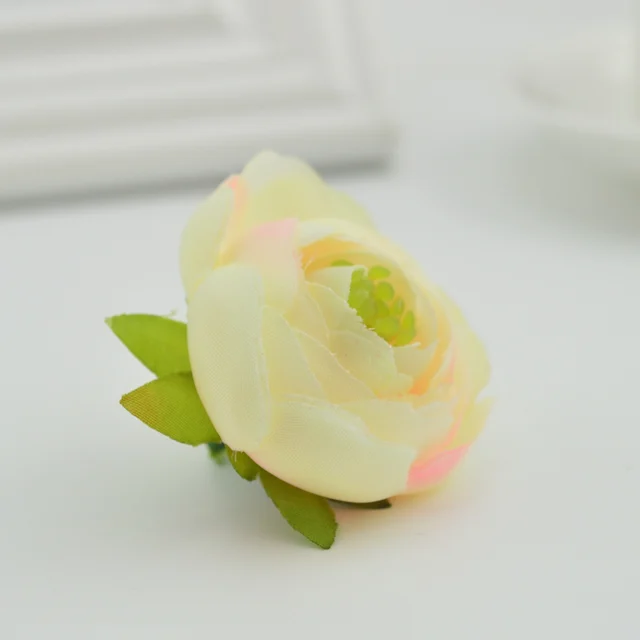 Buy 100pcs artificial plastic rose flowers cheap