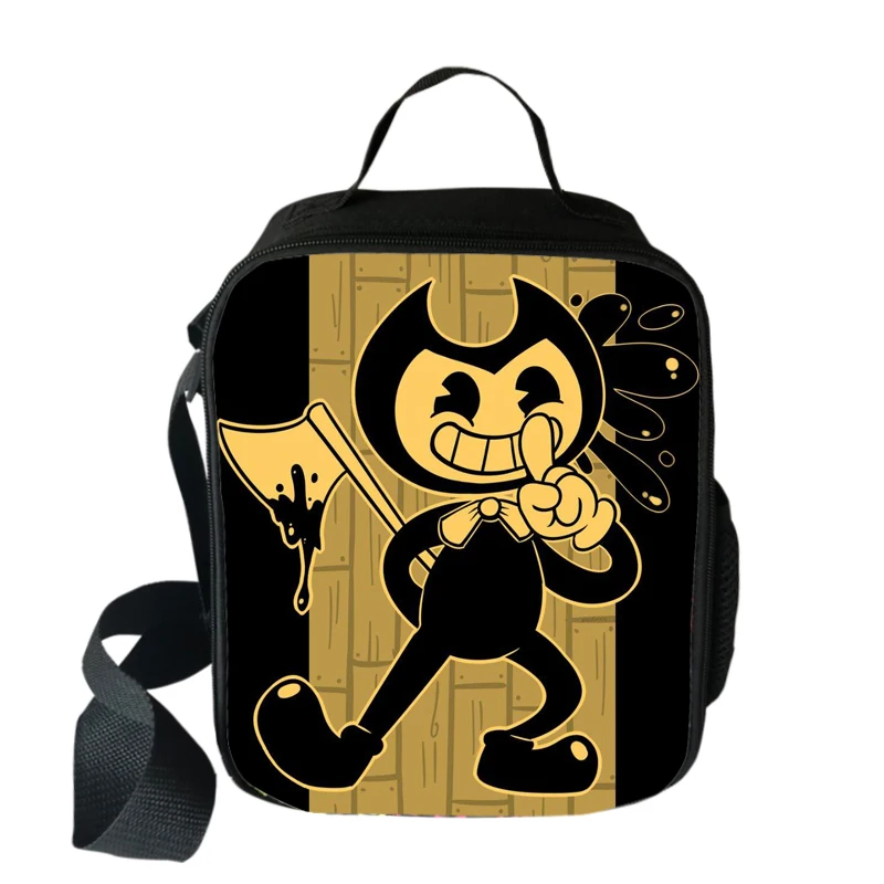 bendy 6 Бенди и чернильная машинка сумка-холодильник мультфильм девушки портативный тепловой еды сумки для пикника для школы дети мальчики сумка для обедов Tote - Цвет: bendy 6