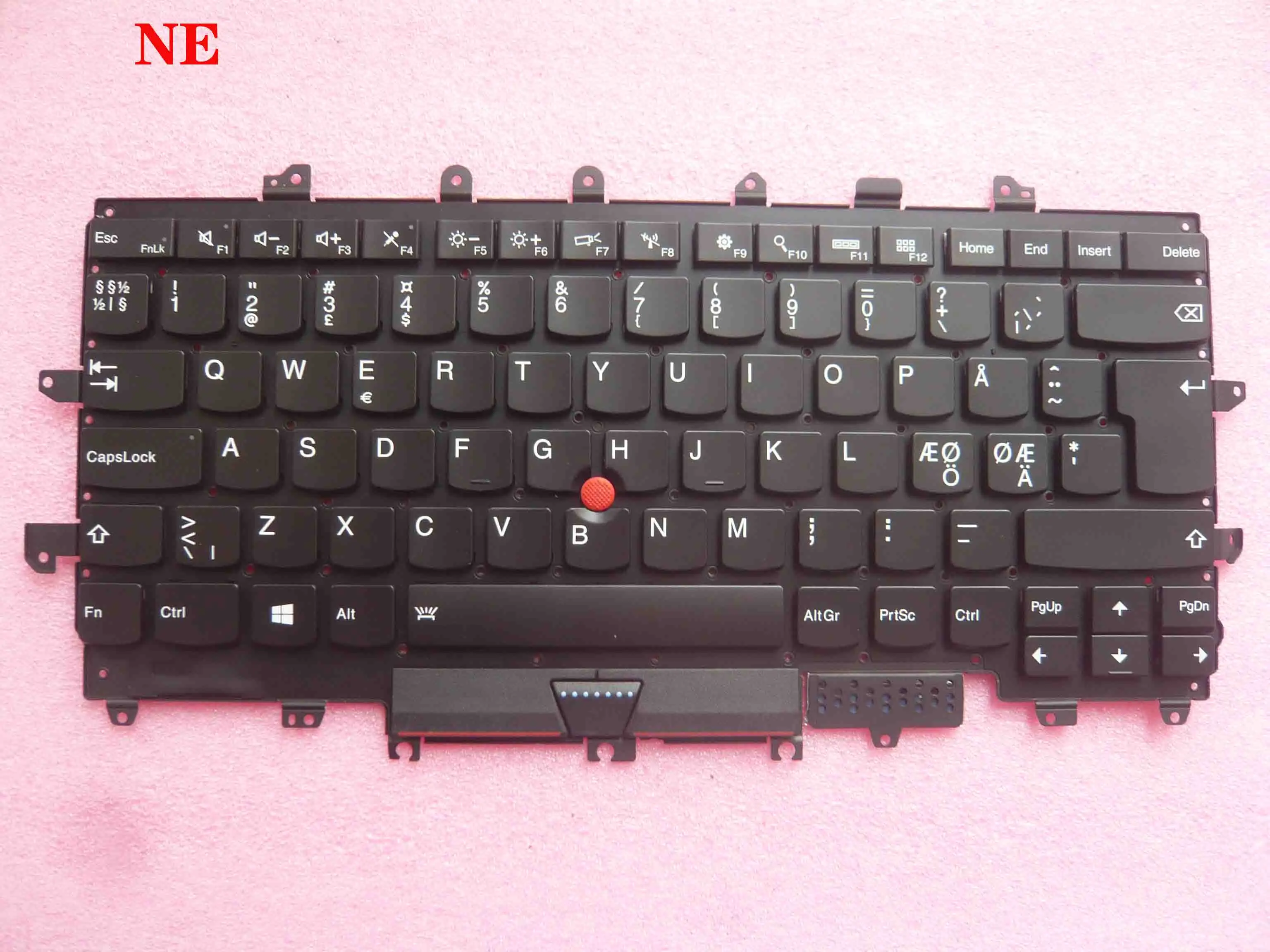Новая клавиатура для THINKPAD X1 CARBON Японский/Корейский/Датский/Норвежский/русский/Шведский/Испанский/Американский макет - Цвет: NE