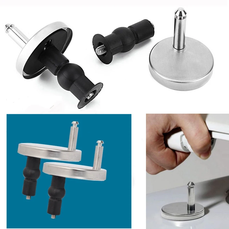 2Pcs Replacement Toilet Seat Hinges Mountings Set Hinge Fittings Screws For Toilet Accessories Toilet Repair Tools