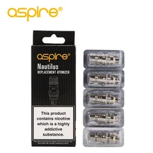 10 шт. Aspire Nautilus BVC катушки для электронных сигарет испарители Nautilus 2 s/Nautilus AIO/Nautilus мини/испаритель Vape катушки