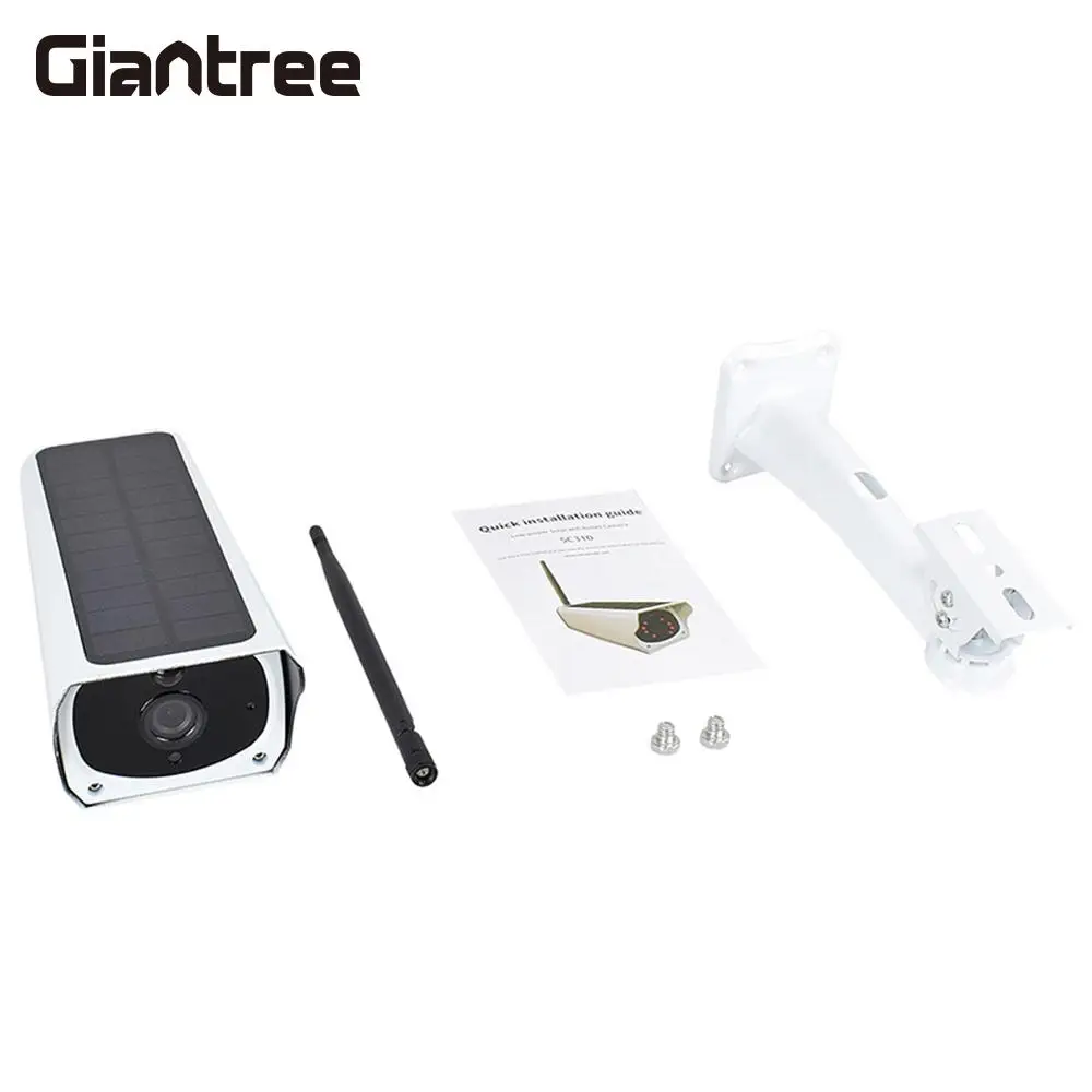 Waterproof Solar Camera Wifi Rechargeable Solar Power Solar Wireless Camera Anti-Thief 1080P Solar HD Camera