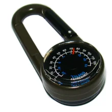 Многофункциональный карабины мини компас термометр для спорта пешего туризма путешествия/200 шт