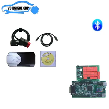 

2016 R0 free active by mail software VD DS150E CDP TCSP PRO PLUS with bluetooth can choose green pcb for delphis