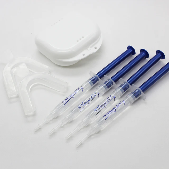 Oral Hygiene Care Teeth Whitening Kit 6pcs Carbamide Peroxide Tooth Whitening Gel With 4pcs