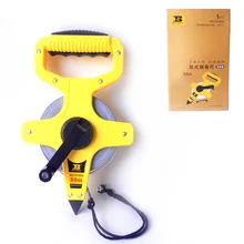 Цена BOSI сверхмощная открытая катушка 50 м геодезистые стальные измерительная лента противоударный