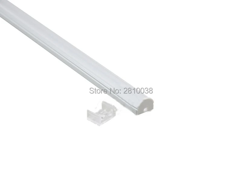 10Sets/Lot U Led aluminum profile or Anodized Aluminium LED profile Aluminum channel led extrusion profile for recessed wall