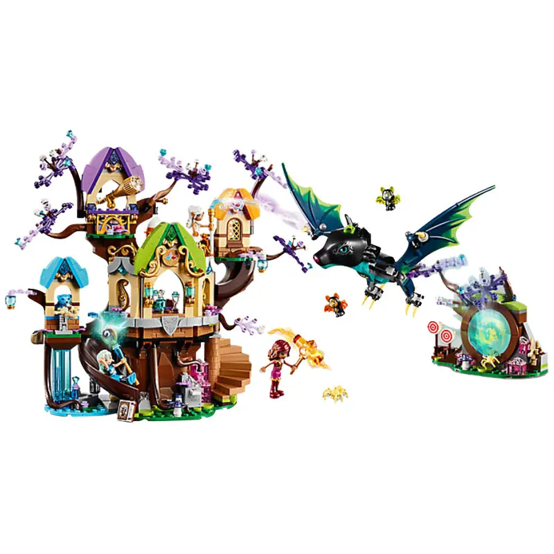 

Friend Series The Elvenstar Tree Bat Attack Building Block Bricks Toys Children's gift Compatible With Legoings Girl Friends