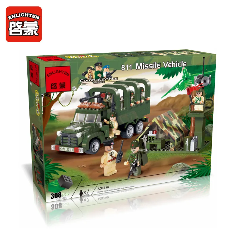 Enlighten Models Building toy Compatible with Lego E811 308pcs Missile Blocks Toys Hobbies For Boys Girls Model Building Kits Enlighten Models Building toy Compatible with Lego E811 308pcs Missile Blocks Toys Hobbies For Boys Girls Model Building Kits