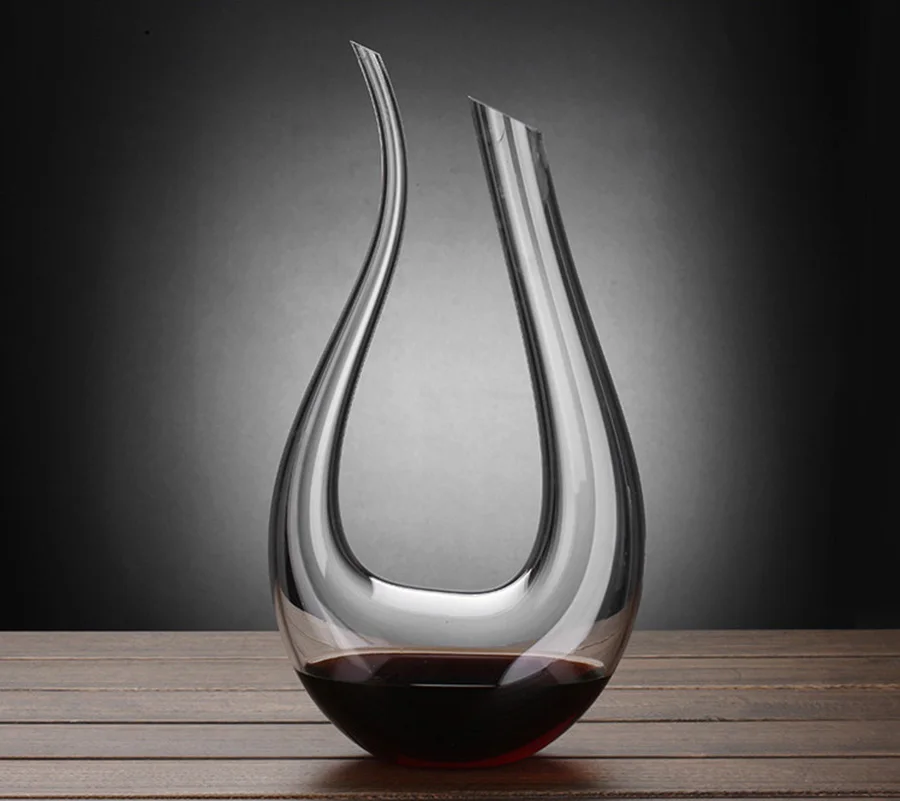 1500ML Big Decanter Handmade Crystal Red Wine Brandy Champagne Glasses decanter Bottle Jug