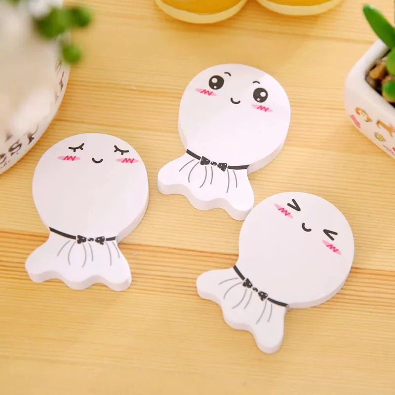 

1 Pc Sunny Doll Smile School Students Notes Cute Memo Pads Sticky Notes School Office Supplies Stationery For Kids Students