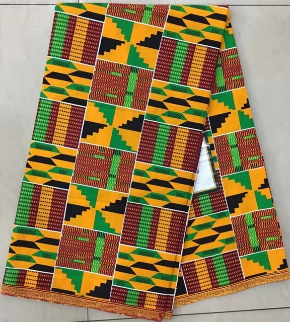 Buy Multi color Kente Cloth Authentic Handwoven Ethnic