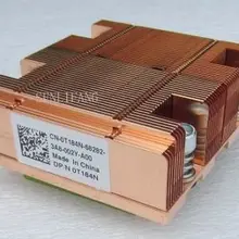 Процессор радиатора T184N 0T184N для M910 однотонные Медь лопастный вентилятор радиатора M910 ЦП сервера радиатора T184N