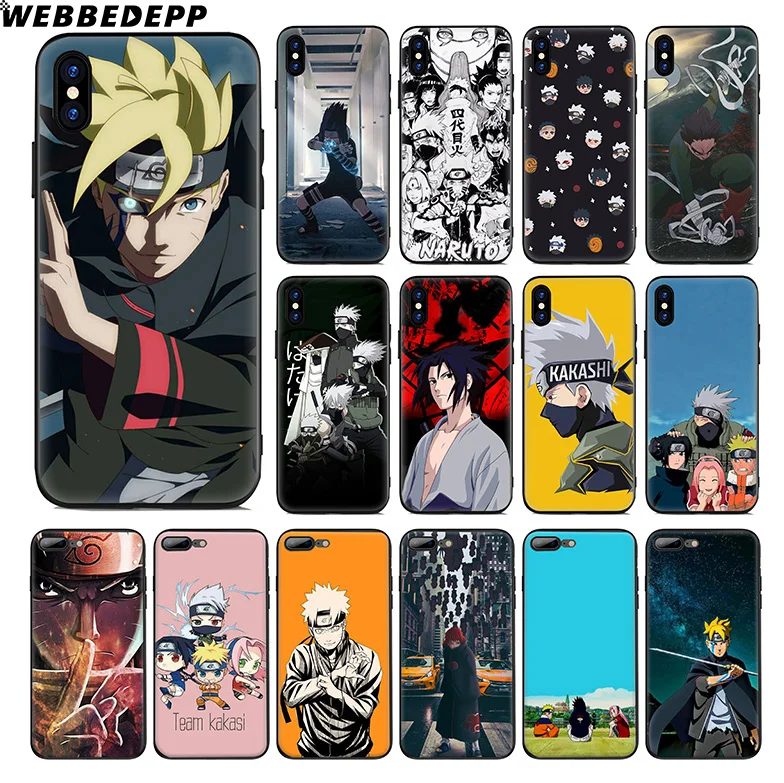 WEBBEDEPP Akatsuki логотип Наруто Мягкий силиконовый чехол для Apple iPhone 11 Pro Xr Xs Max X или 10 8 7 6