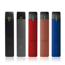 CYAN Vape ручка 250 мАч встроенный аккумуляторное устройство с 4 шт. закрыть систему 0,9 мл одноразовые стручки электронная сигарета комплект