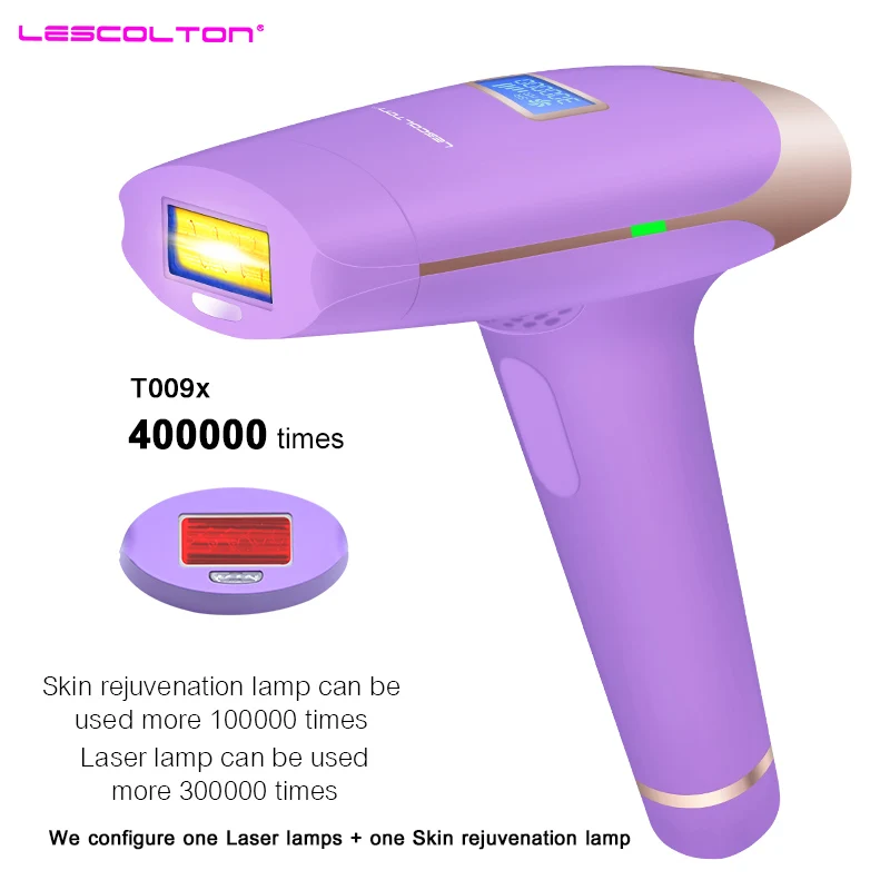 

Lescolton 400000 times IPL epilator Laser Hair Removal Permanent Bikini Trimmer Electric body depilador a laser factory