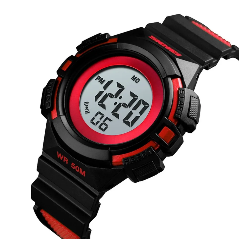 Цифровые спортивные часы Дети подарок для возраста от 4 до 12 лет водостойкие плавание Замороженные спортивные часы Мальчики Девочки