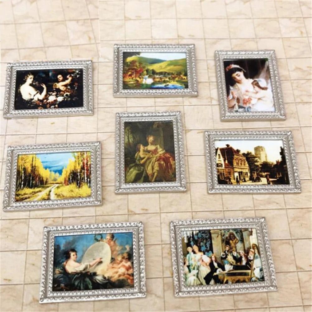 miniature paintings for dolls houses