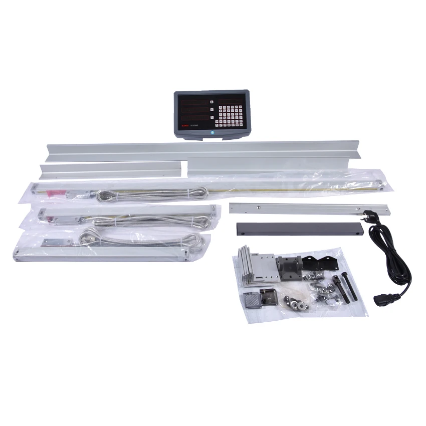 

1 set complete set milling/ lathe/ drill machine dro digital readout with 3 pcs linear scales