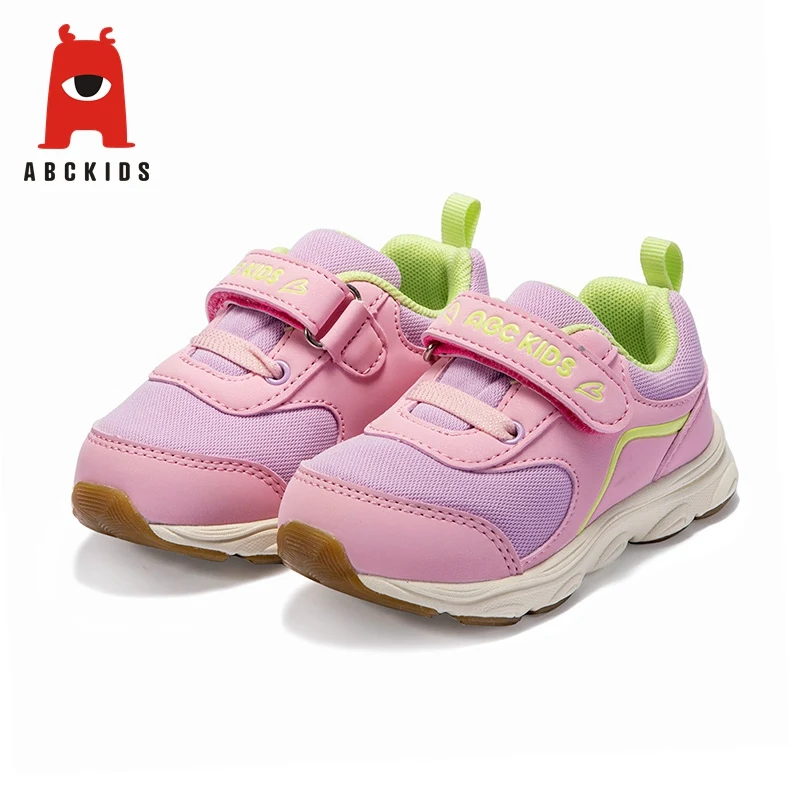 

ABC KIDS 2-4T Pink Baby Sneakers Baby Girl Breathable Anti-Slip Walking Shoes