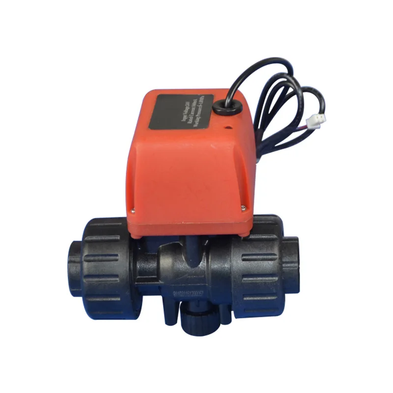 Время включения/выключения 3 сек PPO пластиковый Электрический шаровой клапан три провода 6 V-24 V DC/AC220V ядро микро моторизованный шаровой клапан G1/" 3/4"