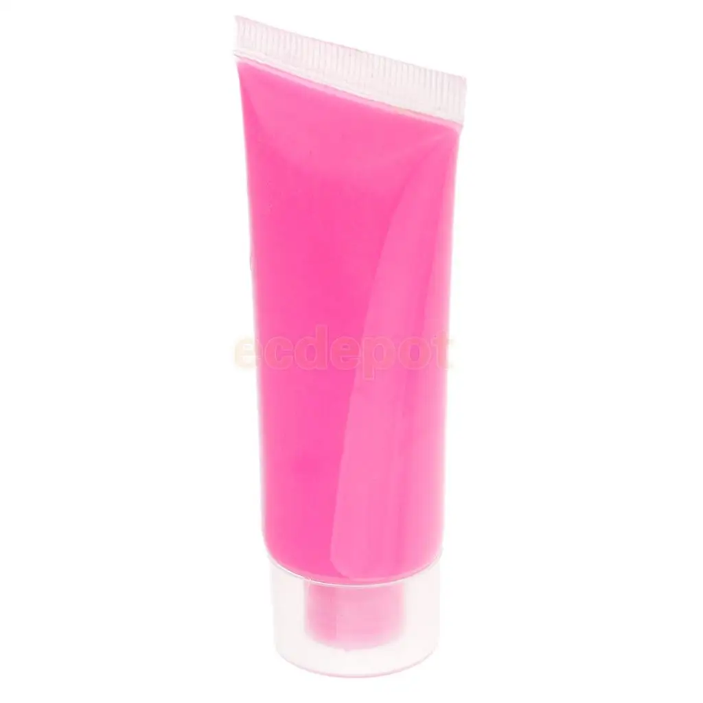 UV Glow Neon Fluorescent Face Body Fabric Paint Blacklight Kids Children Adults Halloween Costume Makeup Party Supplies