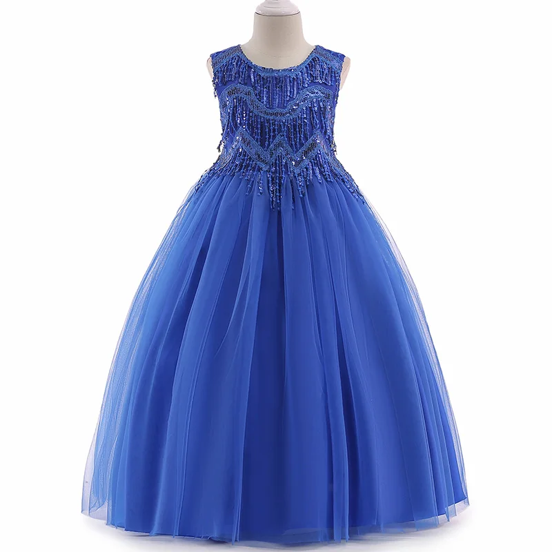 

2019 kids prom dress princess party clothes Vestido first communion dresses flower girl dresses for weddings clothing LP-206