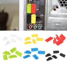 5 шт. Стандартный Пылезащитная заглушка для USB Порты и разъёмы Зарядное устройство крышка Интерфейс пыле предупреждения