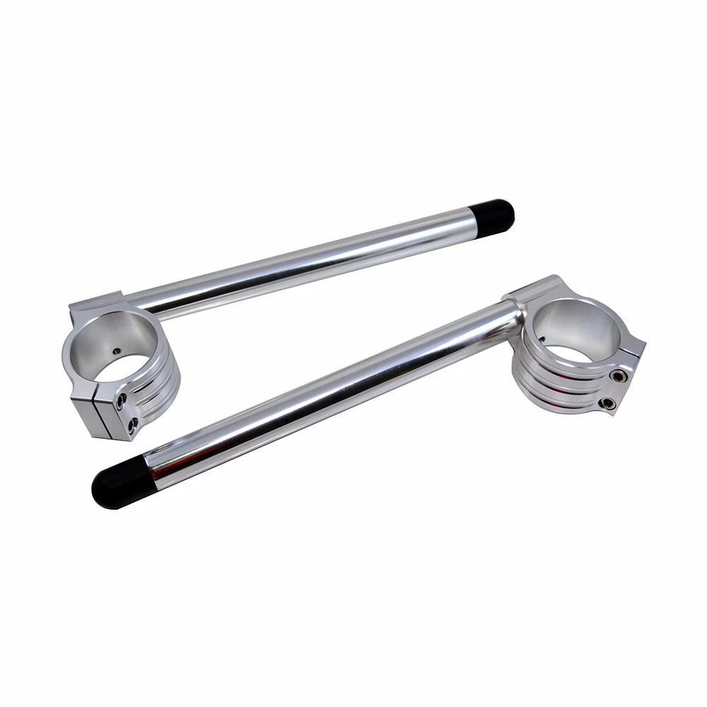 BJMOTO 50mm Clip Ons Handlebars Universal CNC Fork Handle Bars