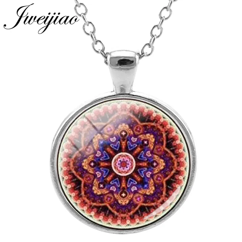 JWEIJIAO индийская хна Toalla Mandala ожерелье с подвеской Чокеры для женщин девушек