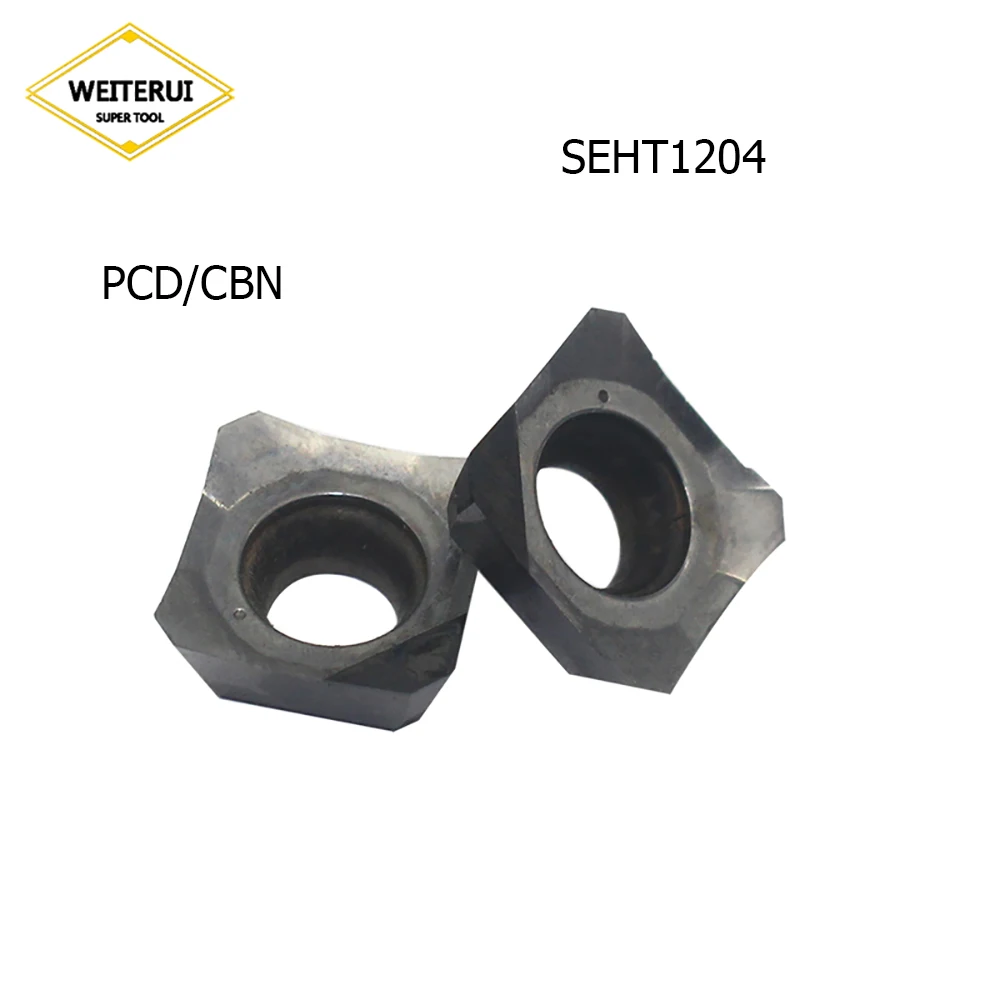 

1Pc SEHT1204 SEHT 1204 PCD CBN Diamond Inserts Blade Grooving Turning Tool Lathe Tool For CNC